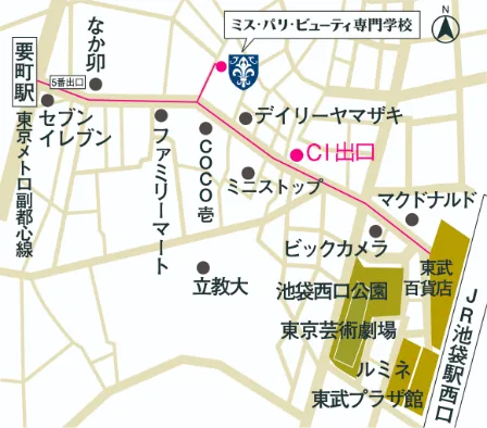 東京校MAP