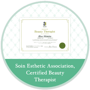 Soin Esthetic Association, Certified Beauty Therapist