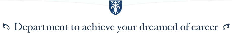 Department to achieve your dreamed of career