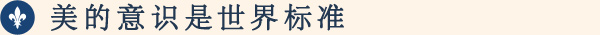 美的意识是世界标准