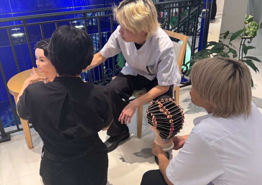 先生からアドバイスをたくさんもらっています！