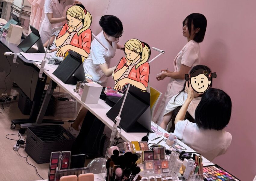 メイクもフルで高級化粧品を体験できます💄✨